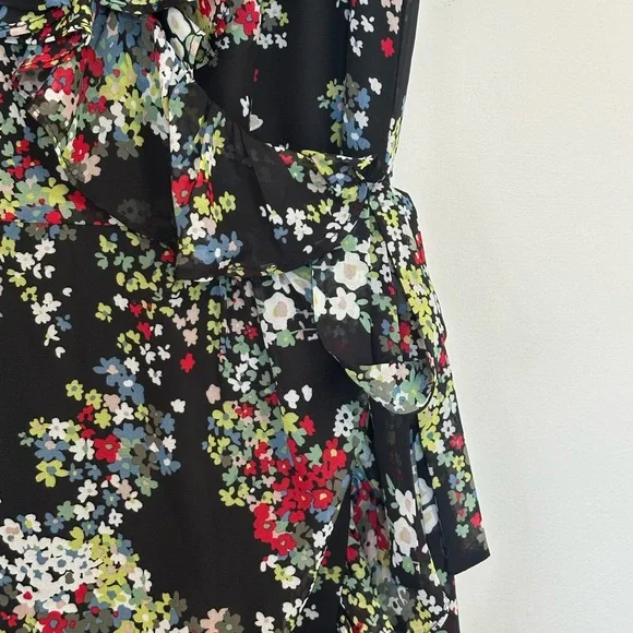 Vintage Miss Sixty Y2K Puff Sleeve Wrap Dress - Picture 2 of 6